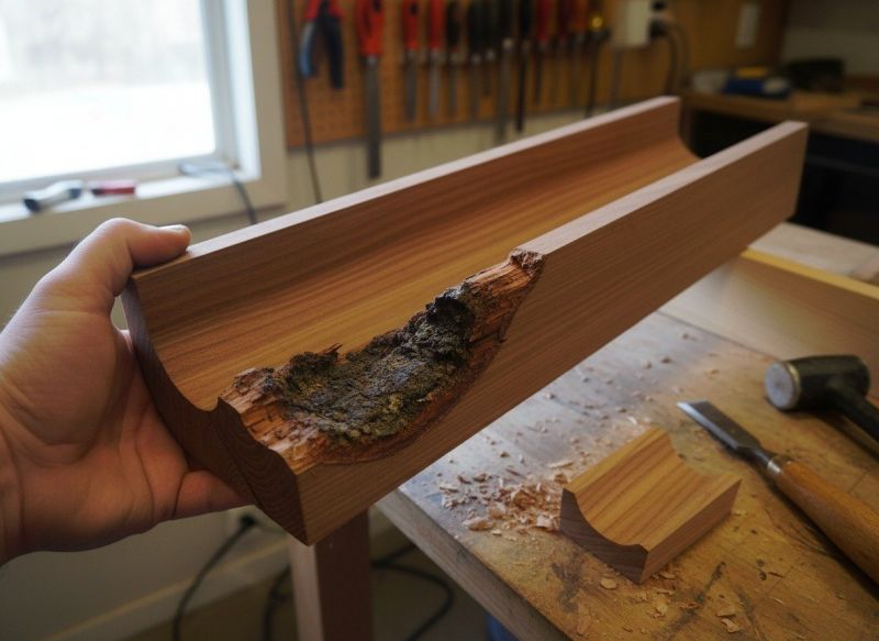 Damaged Gutter Replacement