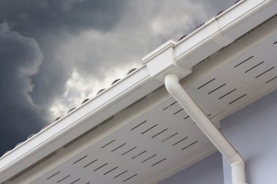 Gutter Installation on Roof Edge